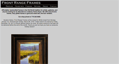 Desktop Screenshot of frontrangeframes.com